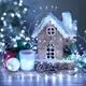 Гирлянда Роса-мишура 30м 900LED холодный белый 8 режимов с пультом для новогоднего оформления помещений - изображение 6