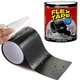 Водонепроникна стрічка Flex Tape 150х10см чорний універсальний ремонтний скотч клейка стрічка для шкіри текстилю 1 рулон - зображення 1