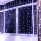 Світлодіодна гірлянда Штора 2х2 м 160 LED біле світіння вулична гірлянда з живленням від мережі - зображення 4