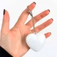 Брелок сердце с LED подсветкой RGB зарядка от USB фонарик для сумки степень защиты IP65 высота 10 см - изображение 4