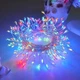 Гирлянда Роса фейерверк 100 м 2000LED с пультом управления динамическое свечение серебристый провод разноцветная - изображение 4