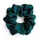 Резинка широкая из натурального шелка G.LVOV Emerald Ruby WIDE – зеленая - изображение 1