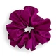 Резинка из натурального шелка Deep Fuchsia Wide – вишневий - изображение 1