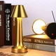 Настольная лампа аккумуляторная с USB светодиодная RGB для спальни модель PC-8231 цвет золото - изображение 2