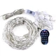 Смарт гірлянда Штора USB 2х2м 400 LED потужність 3.8W напруга 6V кольорова для новорічного оформлення вікна - зображення 3