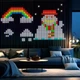 Смарт гірлянда Штора USB 2х2м 400 LED потужність 3.8W напруга 6V кольорова для новорічного оформлення вікна - зображення 4