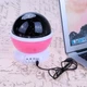 Ночник проектор звездного неба 10х10см с USB светодиодный белый из пластика для создания атмосферы Star Master Розовый - изображение 6
