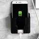 Многофункциональный держатель для пульта с USB-портом и беспроводной зарядкой черный для автомобиля 360 градусов вращение - изображение 4