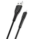 Кабель Usams US-SJ364 USB - Lightning (M/M), 1 м, Black (SJ364USB01) - зображення 1