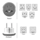 Переходник (AU/ US/ UK/ CN) на Евро розетку WireLab WN-18 16A 250V Grey (43733) - изображение 2