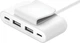Сплітер для зарядного пристрою USB-C Belkin BoostCharge 4-Port USB Power Extender (2 x USB-A + 2 x USB-C) White (BUZ001tt2MWHB7) - зображення 1