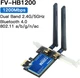 Wi-Fi/Bluetooth адаптер PCI-E Fenvi FV-HB1200 (Wi-Fi 5 / BT 4.0) OEM - изображение 2