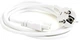 Кабель живлення Cablexpert CEE 7/7 - IEC C5, 3*0.75 мм, 1.8 м Білий (PC-186-ML12-W) - зображення 1