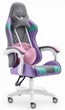 Кресло геймерское компьютерное Hell's Rainbow Violet-Mint ткань (5904204981637) - изображение 2