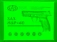 Пістолет пневматичний SAS MP-40 BB Plastic frame - зображення 4