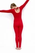Комбинезон для танцев бифлекс Dance & Sport N021-1 S/110-116 Красный - изображение 2