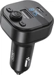 FM-трансмітер модулятор XO BCC18 Smart Bluetooth USB з дисплеєм чорний - изображение 1