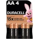Батарейка Duracell AA лужні 4 шт. в упаковці (5000394052536 / 81551270) - зображення 1