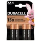 Батарейка Duracell AA лужні 4 шт. в упаковці (5000394052536 / 81551270) - зображення 2