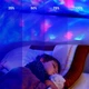 Світильник колонка LED нічник акумуляторний RGB білий з ефектом водяної брижі USB живлення пульт управління - зображення 4