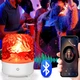 Світильник колонка LED нічник акумуляторний RGB білий з ефектом водяної брижі USB живлення пульт управління - зображення 8