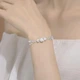 Жіночий браслет «Срібне сяйво» AmelPearl, сріблястий - зображення 6