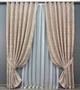 Комплект готовых штор VR-Textil Жаккард Sultan YL № 1290ш Бежево-пудровый 100х270 см 2 шт (31-564) - изображение 2