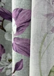 Комплект штор VR-Textil Лен Прованс 100х265 2шт и Тюль 300х265 1820ш-1367т Серый с фиолетовым и белым 71-108/1 - изображение 5