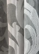 Комплект штор VR-Textil Жакард Вензель 150х270 2шт і Тюль 400х270 293ш-1147т Сірий з білим 71-098/3 - зображення 5
