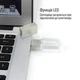 USB флеш накопичувач ColorWay 32GB 3.0 Transparent (CW-USBCL32) - зображення 5