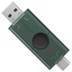 USB флеш накопичувач Kingston 256GB DataTraveler Duo USB 3.2/Type-C Black/Green (DTDEG2/256GB) - зображення 8