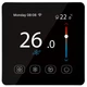 Кімнатний сенсорний термостат з WiFi управлінням Tervix Pro Line WiFi TouchScreen Thermostat чорний (114150) - зображення 1