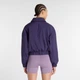 Жіноча фіолетова куртка New Balance Woven Bomber Jacket 40 (L) (WJ61D8YXBOY) - зображення 3