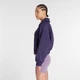 Жіноча фіолетова куртка New Balance Woven Bomber Jacket 40 (L) (WJ61D8YXBOY) - зображення 4