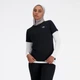 Женская черная футболка New Balance Heathertech 36 (S) (WT41190BK) - изображение 5