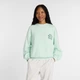 Женский мятный світшот New Balance Visibly Loved Crew 36 (S) (WT61M9CCCOJ) - изображение 1