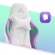 Кресло геймерское компьютерное Hell's Rainbow Onix (5904172376114) - изображение 5