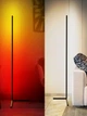 Лед RGB LED лампа напольная угловая от юсб для тик ток блогера светодиодный светильник USB для дома в спальню торшер с пультом и приложением 1.2 м разноцветная неоновая диодная умная длинная лэд подсветка лампы светильники с регулировкой яркости - изображение 5