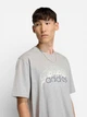 Футболка хлопковая длинная мужская Adidas Originals KE0135 L Серая с принтом (4068821902749) - изображение 4