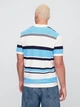 Поло длинное мужское GAP 552321058 XL Белый с синим (1159854818) - изображение 2