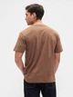 Футболка хлопковая длинная мужская GAP 701471232 L Коричневая (1159853228) - изображение 2