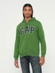 Толстовка на флисе, на молнии мужская GAP 981561394 L Зеленая (1159854226) - изображение 1