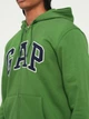 Толстовка на флисе, на молнии мужская GAP 981561394 L Зеленая (1159854226) - изображение 5