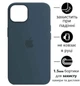 Чохол Silicone Premium case з захистом камери для iPhone 13 mini Full Camera Protective dark blue 9976 - зображення 1