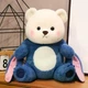 Мягкая игрушка Мишка в костюме Стича 50 см, мягкая игрушка подарок для сна и объятий - изображение 4
