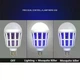 Лампа-уничтожитель насекомых Mosquito Killer Lamp LED 15W E27 Белая - изображение 5
