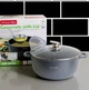 Каструля Kamille KM-4426 6,5 л з гранітним покриттям для індукції - зображення 6