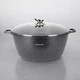 Кастрюля Kamille KM-4481 10 л с мраморным покрытием индукция - изображение 1