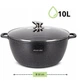 Кастрюля Kamille KM-4481 10 л с мраморным покрытием индукция - изображение 3