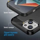 Чехол для смартфона Samsung Galaxy A57 ColorWay TPU Carbon Black (CW-CTCbSGA576-BK) - изображение 3